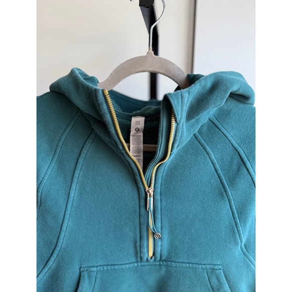 Lululemon Scuba Oversized Half-Zip Hoodie / Size XS/S / Storm Teal - Picture 6 of 7